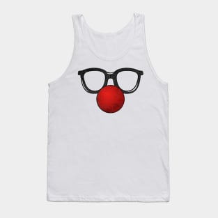 Clown nose glasses Tank Top